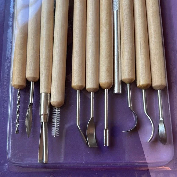 Sculpting Tools Pottery Tool Set 11 Pieces New Sealed Package Two Sided 22 Tools - Picture 4 of 11